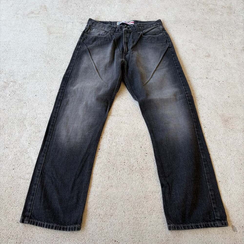 Y2K Denizen from Levi's 236 Regular Fit Faded Black Jeans Size W33 L30